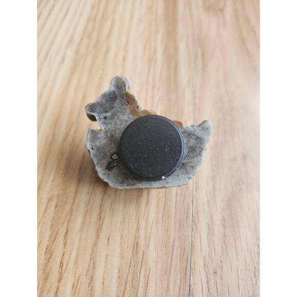 Lot 4 Bear Fridge Magnets Resin & Plastic Vintage Style Collectible Decor Set - Picture 7 of 11